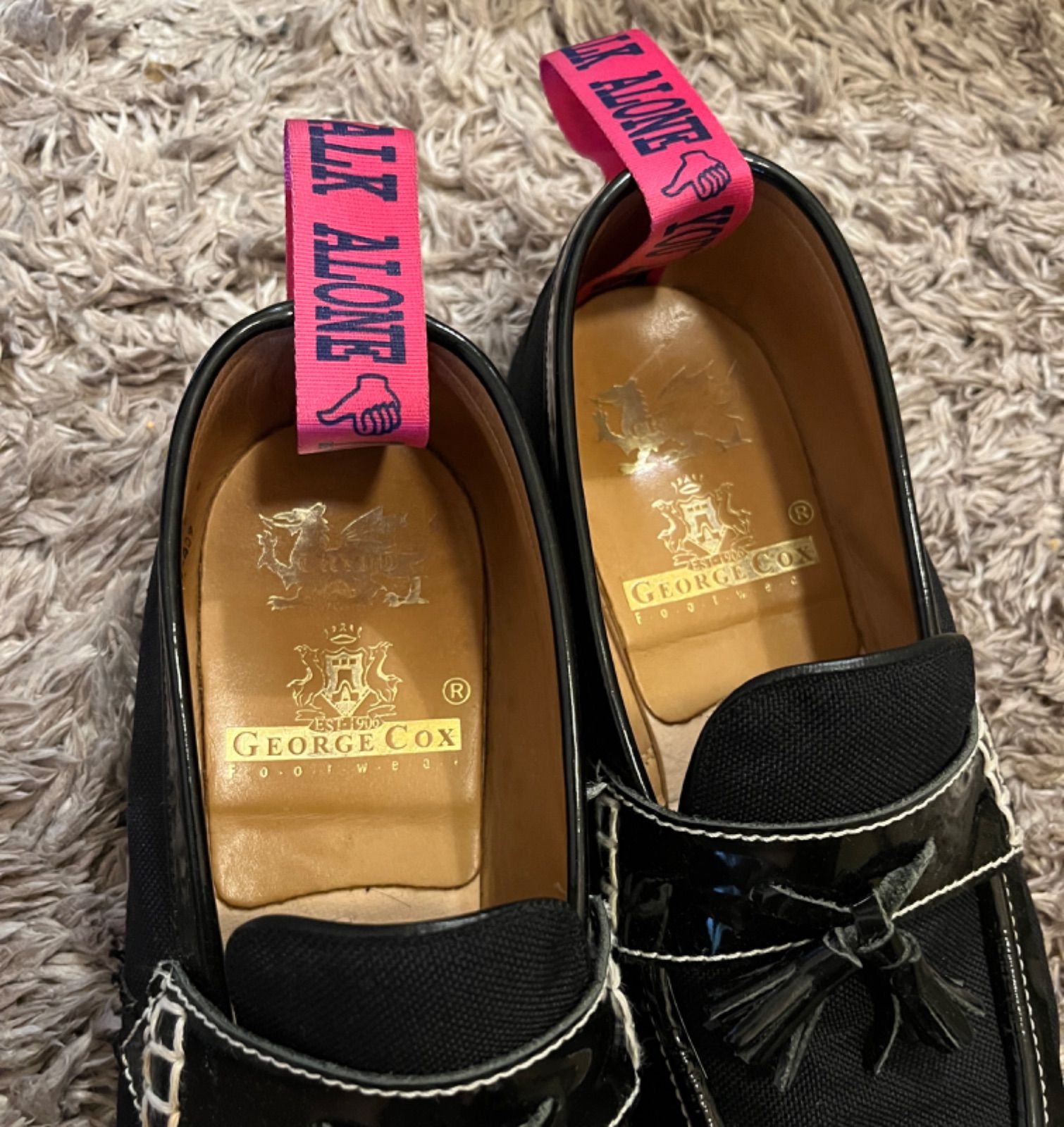 CRYDD George cox タッセルローファー ブラック ジョージコックス