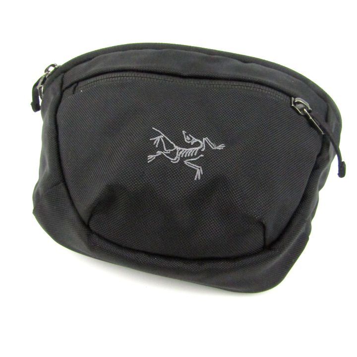 アークテリクス ウエストバッグ ボディバッグ 斜め掛け 鞄 カバン ブランド 黒 メンズ ブラック ARC'TERYX 【中古】
