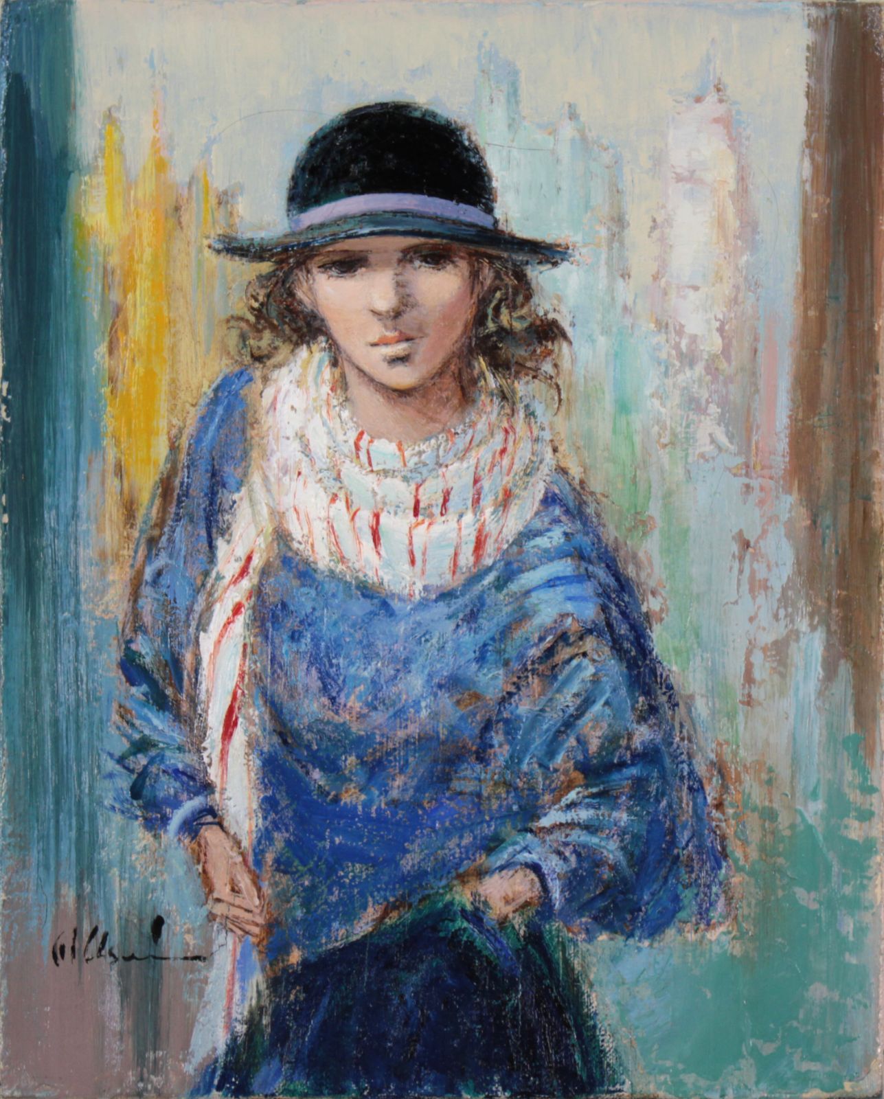 碓井正人『帽子の女』油彩画【真作保証】 絵画 碓井正人『帽子の女』油彩画【真作保証】 絵画 - メルカリ