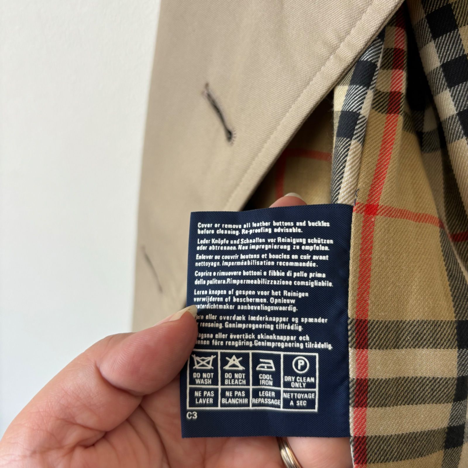 z849 BURBERRY PRORSUM バーバリープローサム トレンチコート
