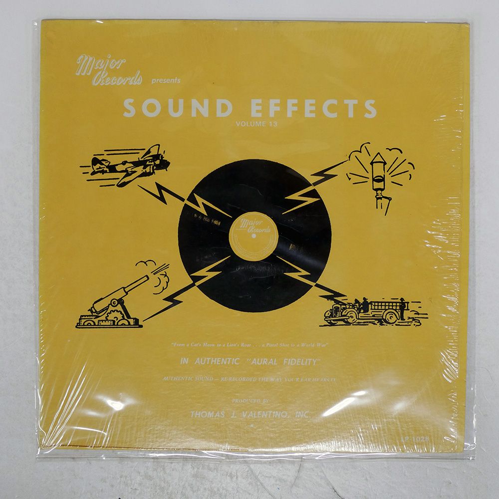 米 US盤 NO ARTIST/SOUND EFFECTS VOLUME 13/MAJOR LP1028 LP