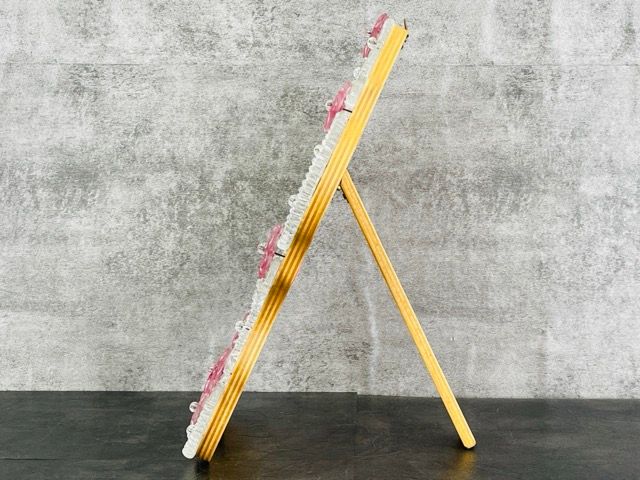 ムラーノ ベネチアンガラス 鏡 【中古】 MURANO イタリア製 壁掛け