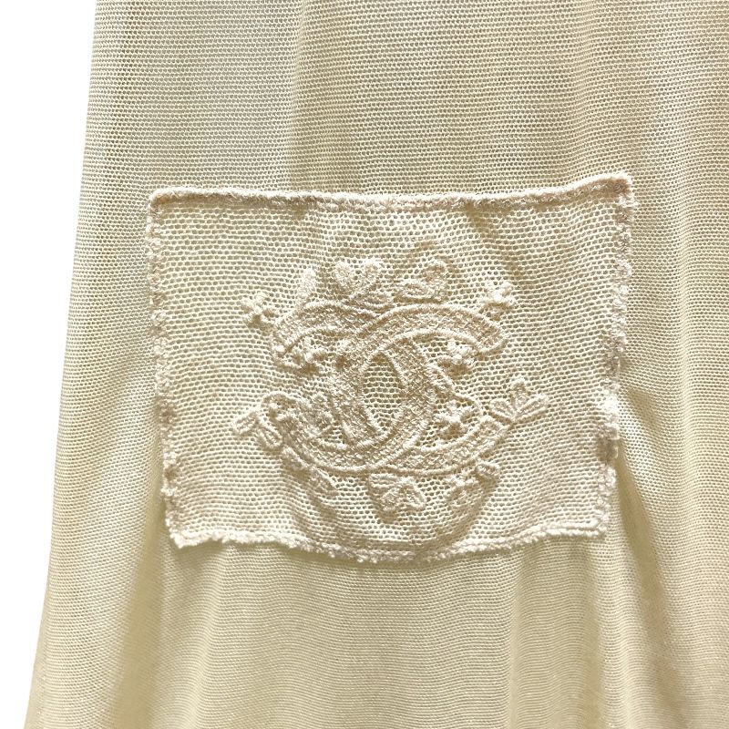 シャネル CHANEL ノースリーブトップス P20907 ベージュ