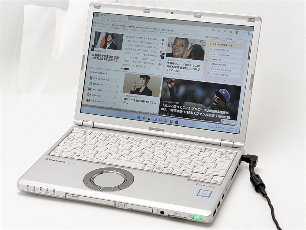 激安 高速SSD 日本製 12.1型 ノートパソコン Panasonic CF-SZ6RDCVS 