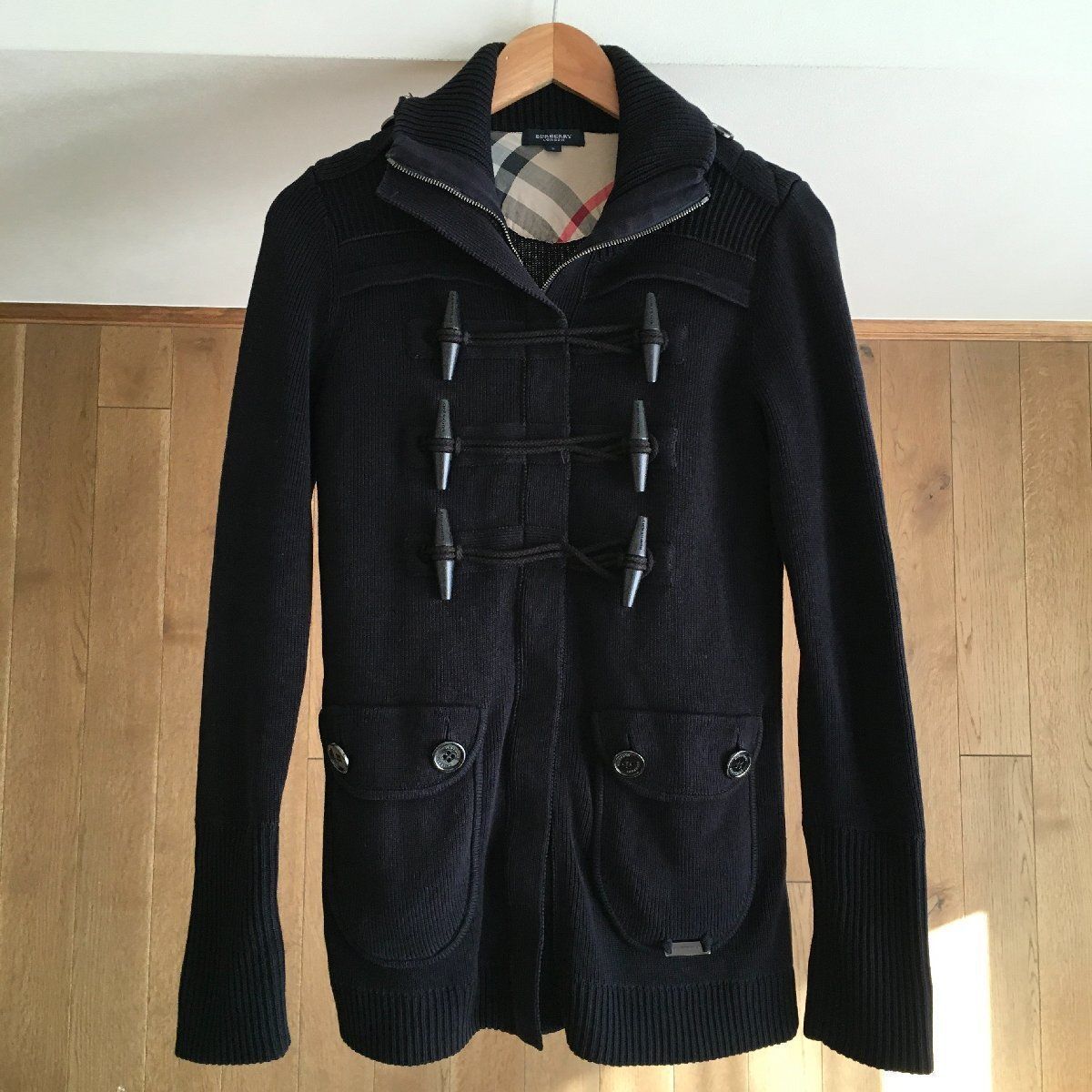 BURBERRY LONDON ニットコート 美品 BURBERRY LONDON バーバリーロンドン ニット コート