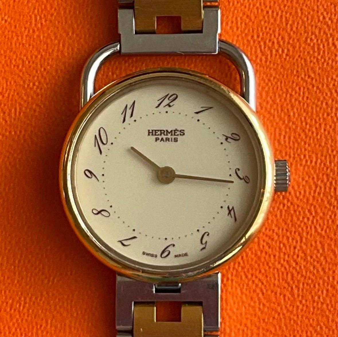 ▪️HERMES エルメス 腕時計 アルソー レディース コンビ 稼働品