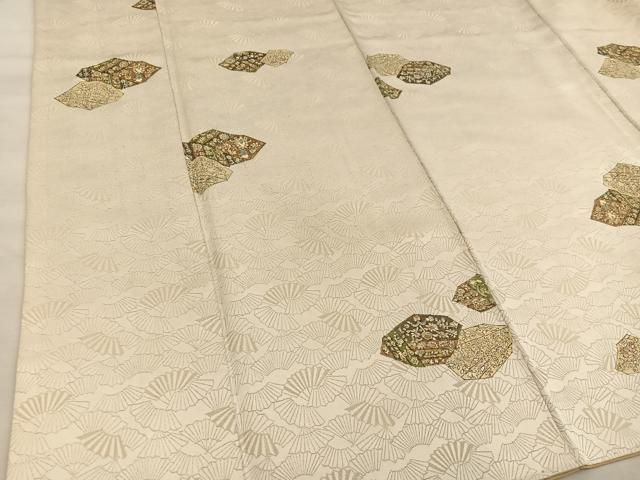 平和屋着物○上質な小紋 唐草文 正絹 逸品 CAAU3136yc