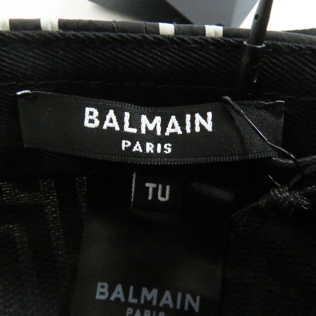 未使用品□23SS BALMAIN/バルマン AH1XB001MB94 モノグラム 総柄 