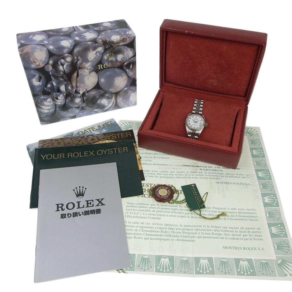 本物保証】 箱・保付 新品同様 ロレックス ROLEX デイトジャスト K番  