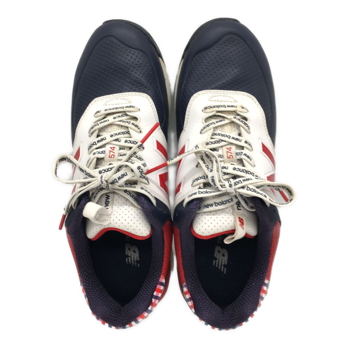 New Balance 574 ゴルフシューズ ホワイト/ネイビー New Balance 574