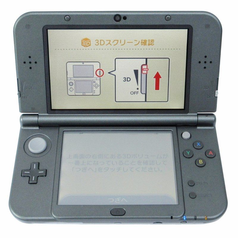 任天堂 Nintendo New ニンテンドー3DS LL RED-001 メタリックブラック 