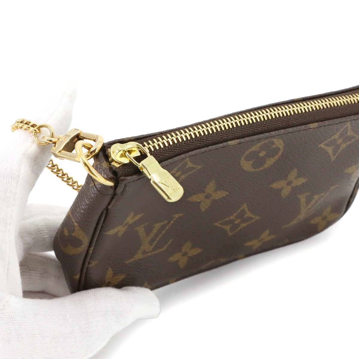 美品 ルイ ヴィトン LOUIS VUITTON モノグラム ミニ ポシェット アクセ  