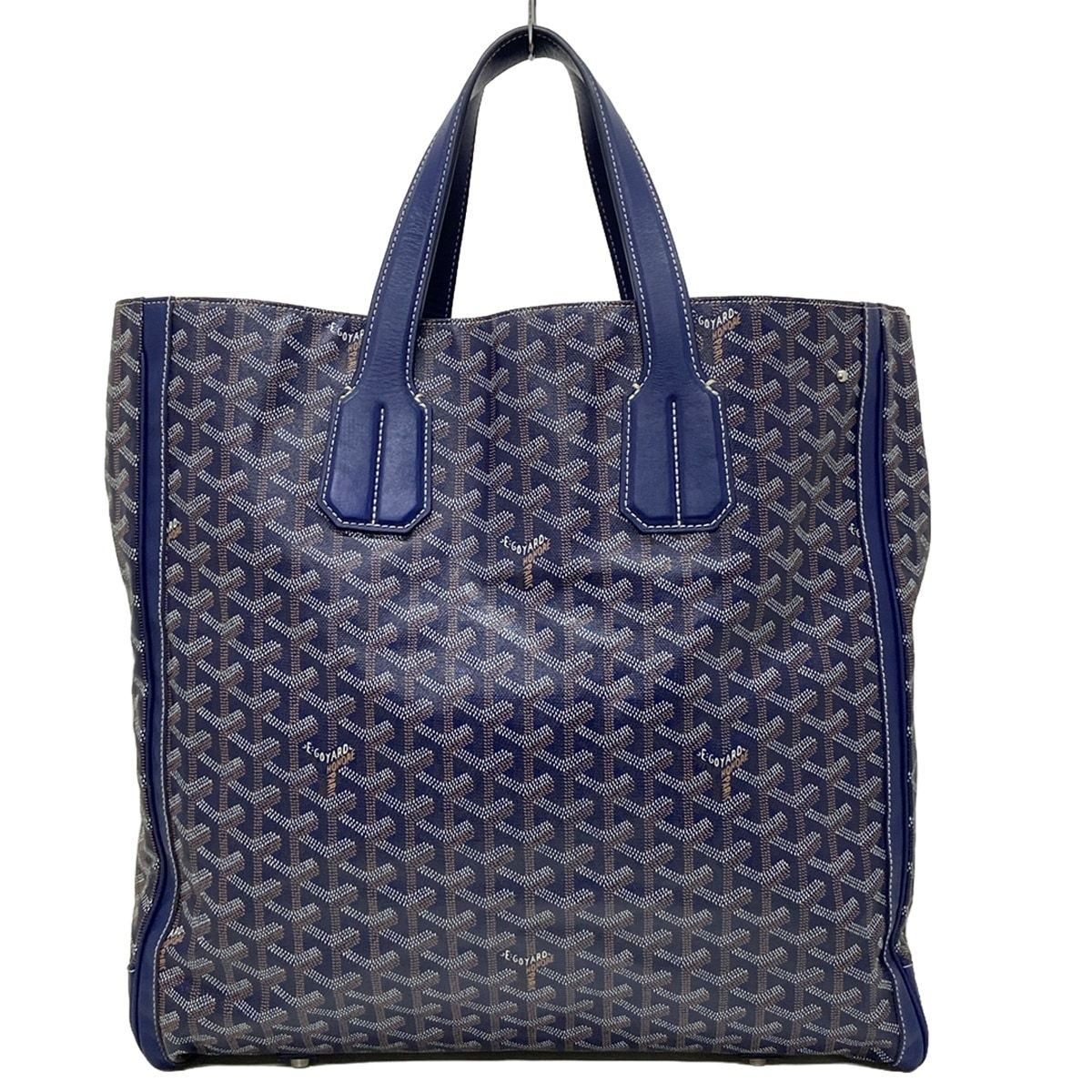 GOYARD(ゴヤール) トートバッグ サックヴォルテール ネイビー レザー