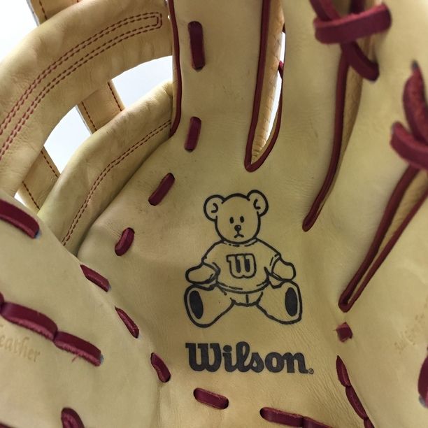 中古品 ウィルソン Wilson ウィルソンベア 軟式 外野手用グローブ 7115