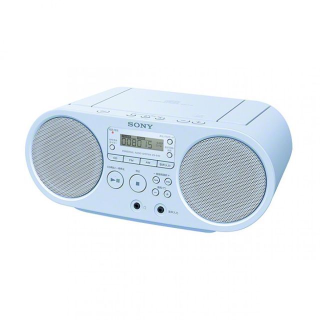 SONY ソニー CDラジオ ZS-S40 FM|AM|ワイドFM対応 ブルー ZS-S40 L