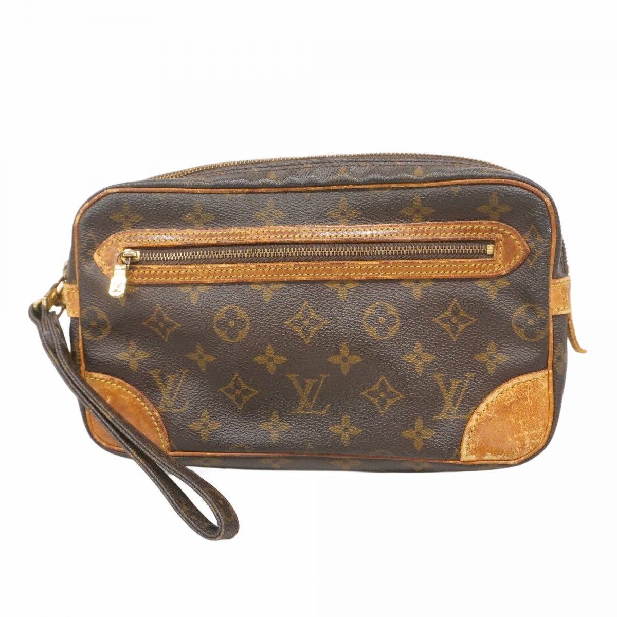 5mc2514 ルイヴィトン クラッチバッグ モノグラム マルリードラゴンヌGM M51825 ブラウン メンズ