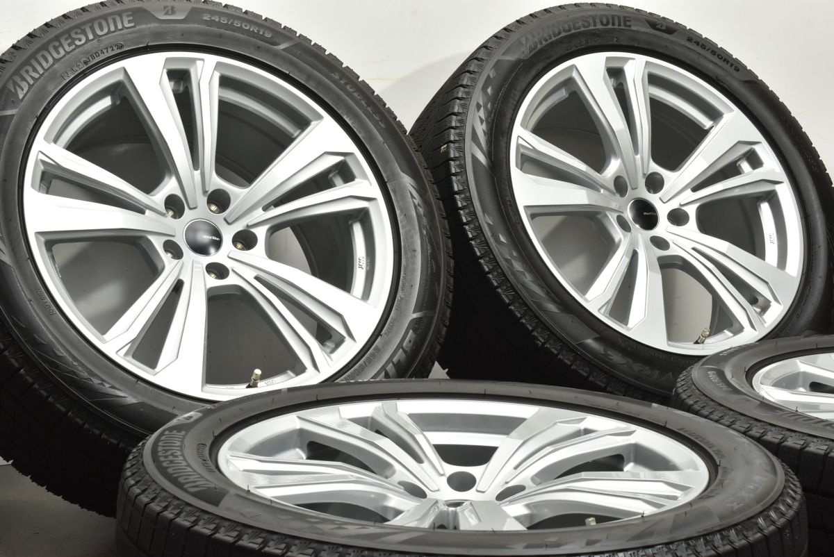 バリ溝 スマートライン 19in 8.5J 32 PCD112 ブリヂストン ブリザック VRX3 245 50R19 BMW X3 X4 スタッドレス 交換用