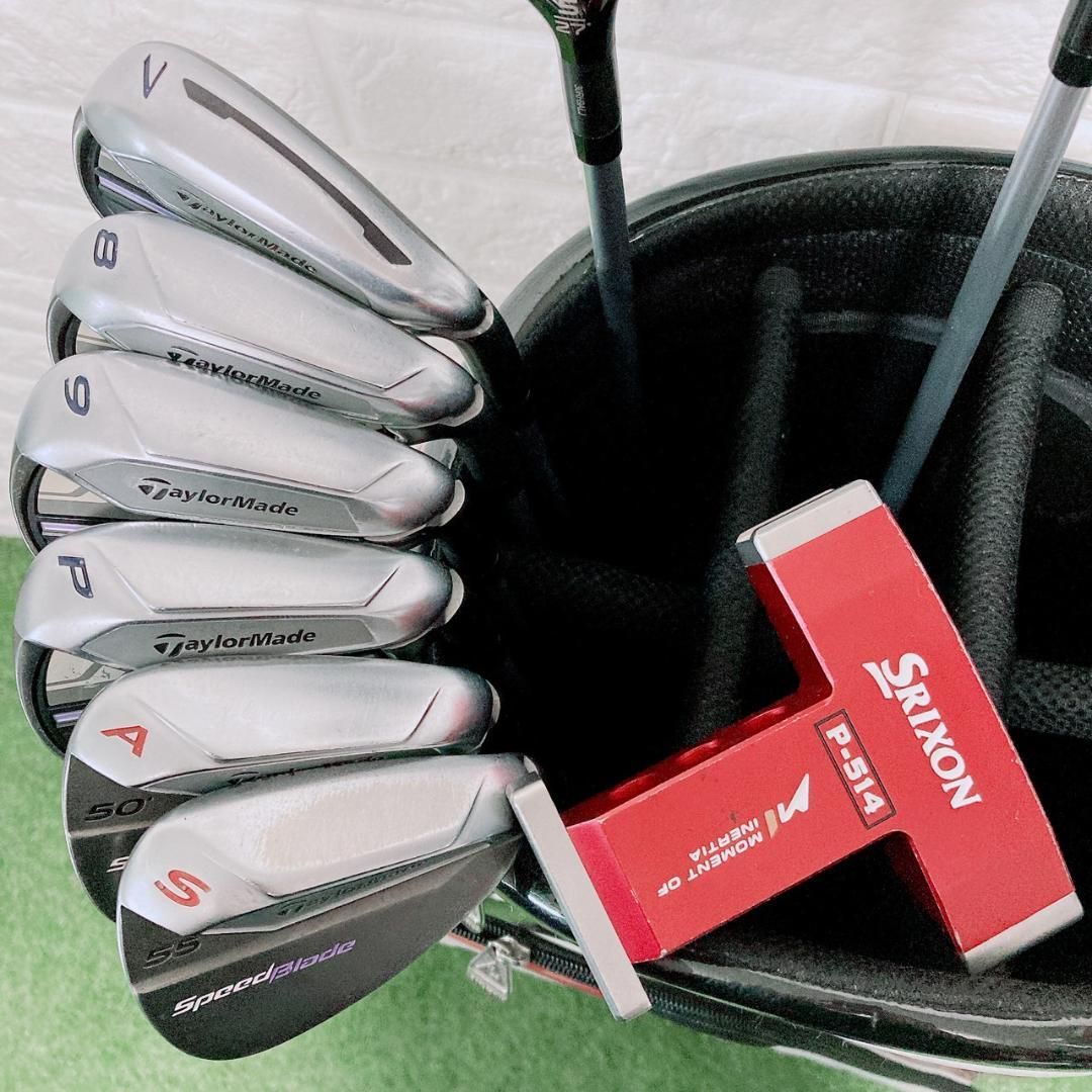クラブのみ レディース ゴルフクラブセット テーラーメイド Qi 10 10本