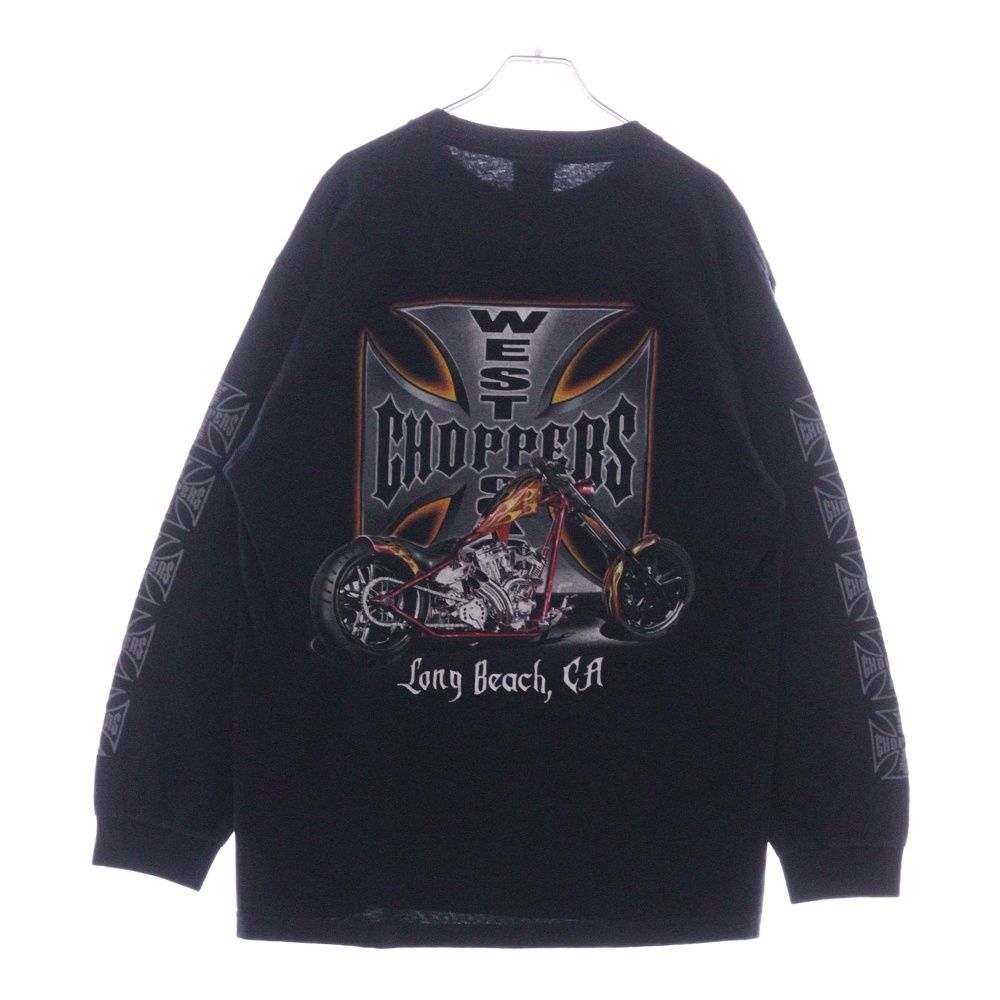 ウエストコーストチョッパーズ　クロス　LONG BEACH CA TシャツロンT 90年代 WEST COAST CHOPPERS ウエスト コースト チョッパーズ