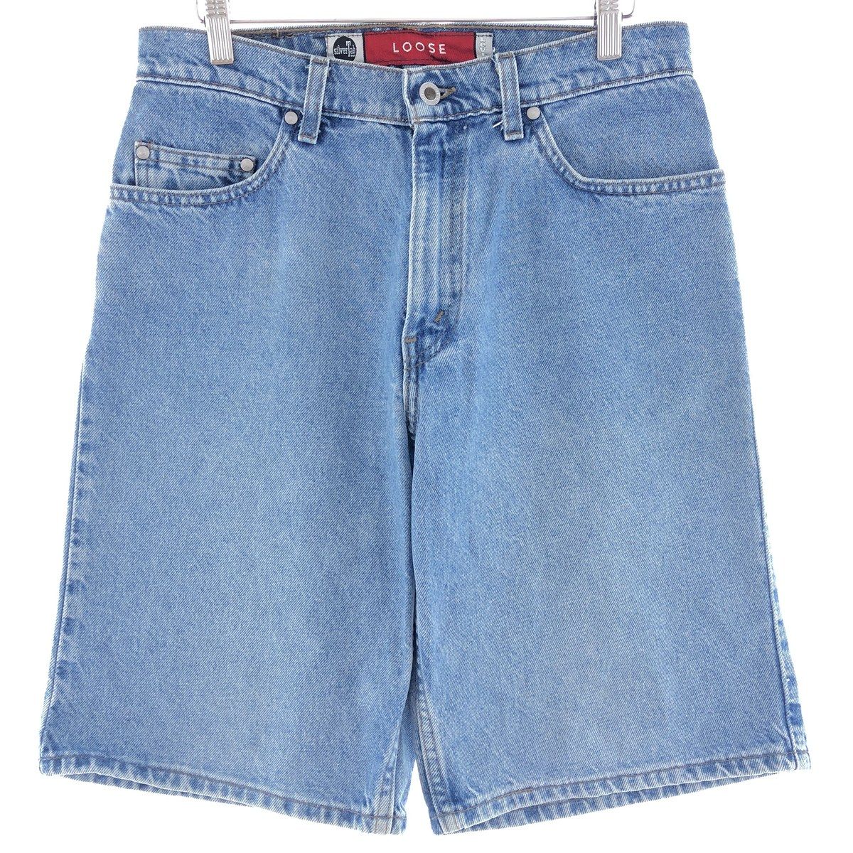古着 90年代 リーバイス Levi's SILVER TAB シルバータブ LOOSE ルーズ デニムショーツ ハーフパンツ USA製 メンズw31/eaa382706