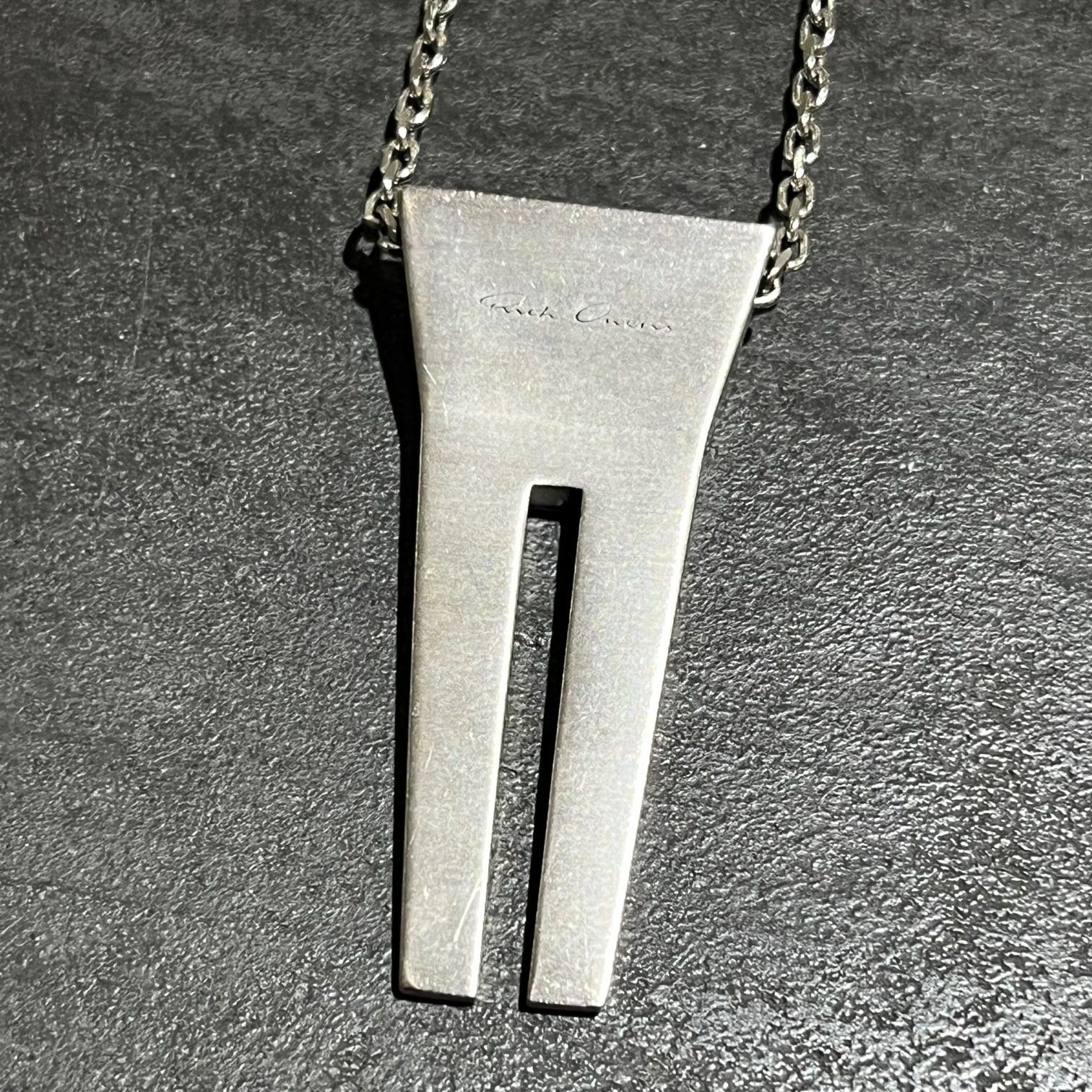 RICK OWENS OPEN TRUNK CHARM NECKLACE オープン トランク チャーム