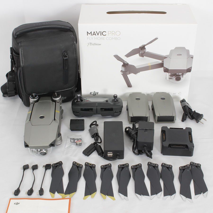 美品】DJI Mavic Pro Platinum Fly More COMBO ドローン マビックプロ 本体 - メルカリ