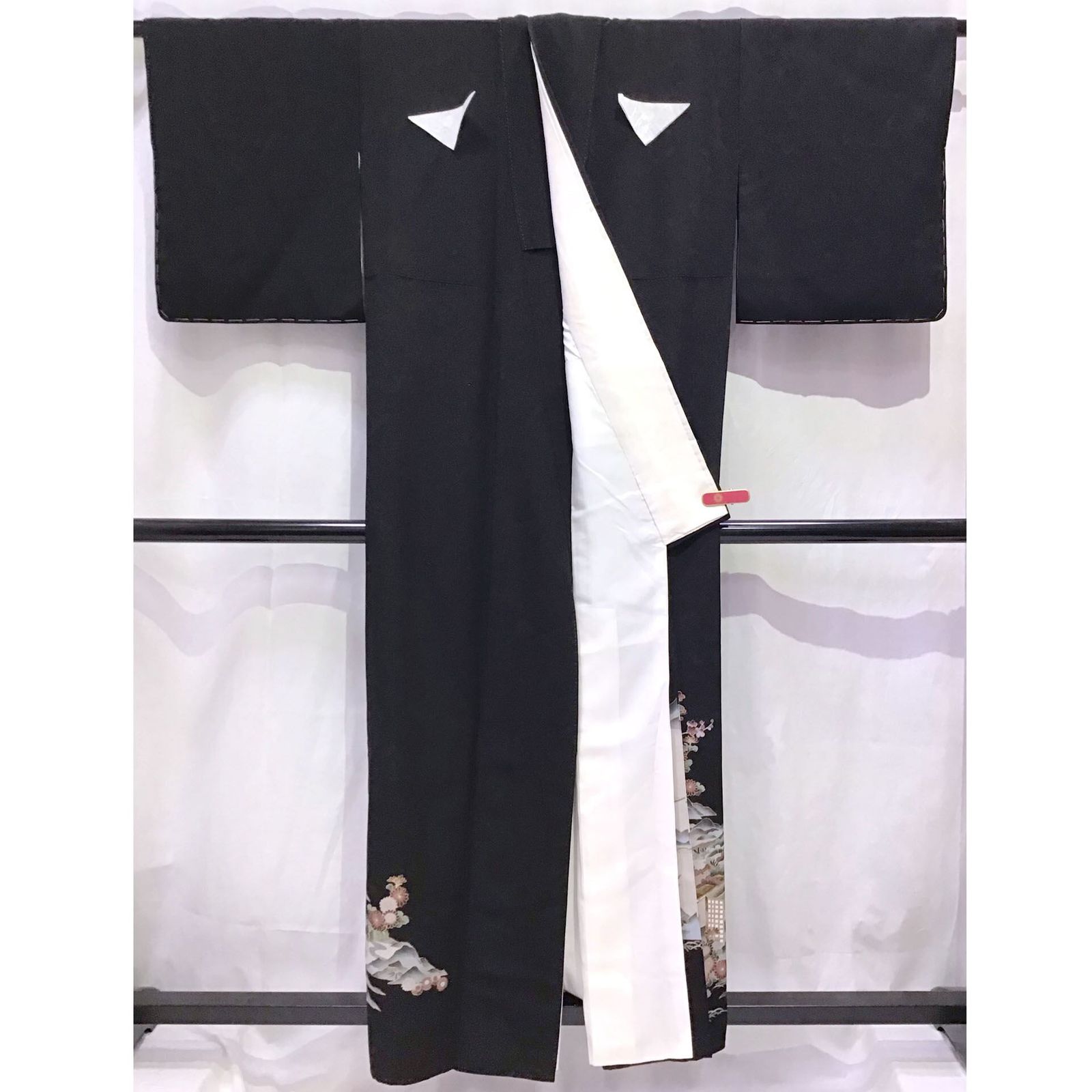 自然文様 正絹