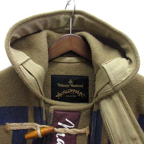 美品　アングロマニア　ヴィヴィアンウエストウッド　ダッフルコート　総柄　裏地 ヴィヴィアンウエストウッドアングロマニア × Gloverall