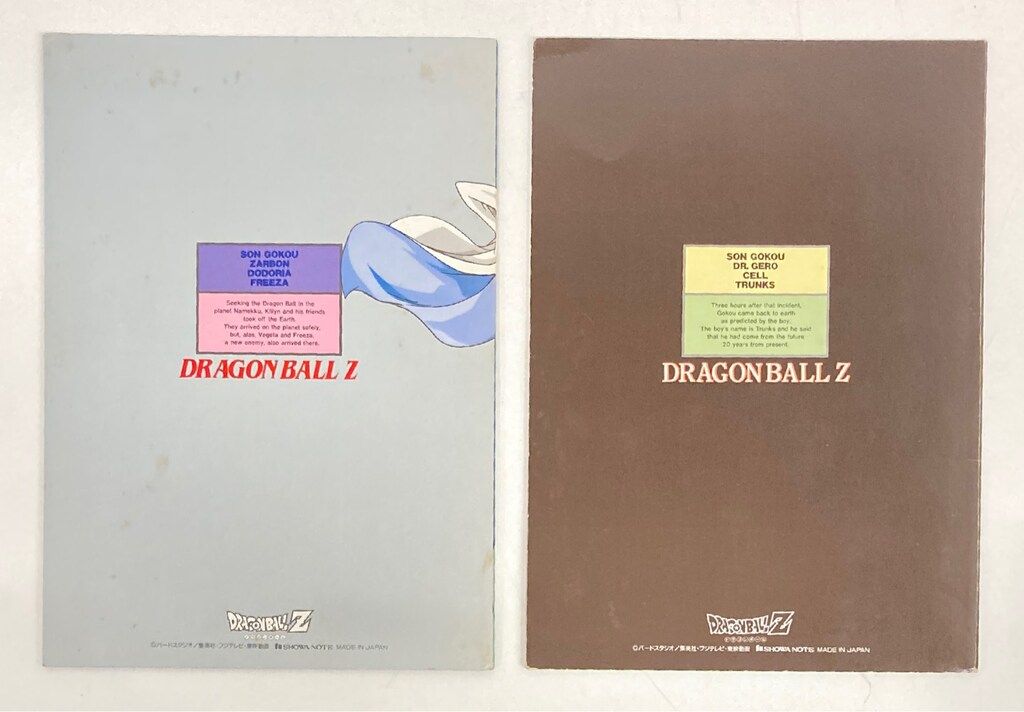 HISTORY OF DRAGONBALL　メモリアルノートブック　当時物 HISTORY OF DRAGONBALL メモリアルノートブック 当時物
