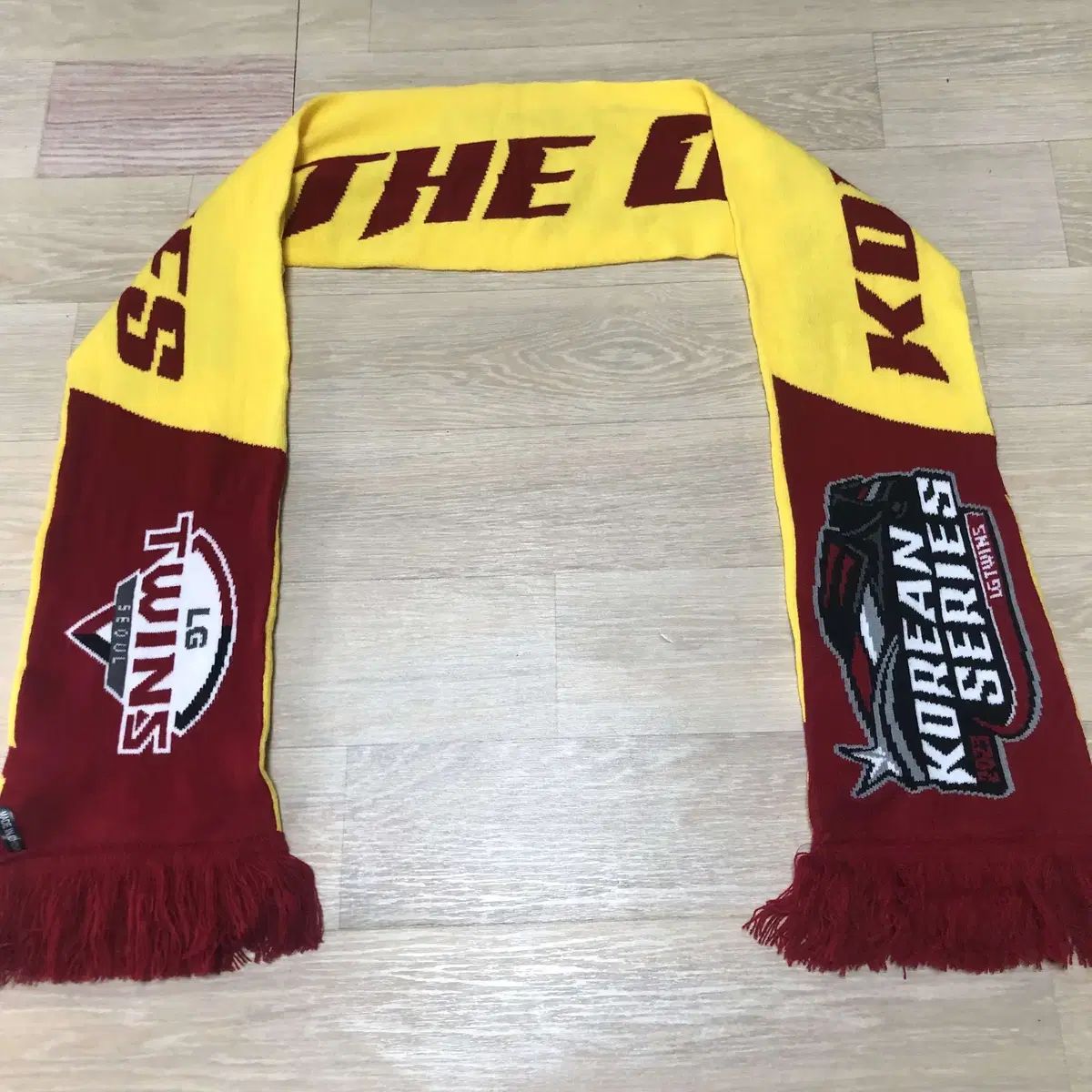 ONE SIZE LG エルジ ツインズ 2025 統合優勝 韓国シリーズ マフラー