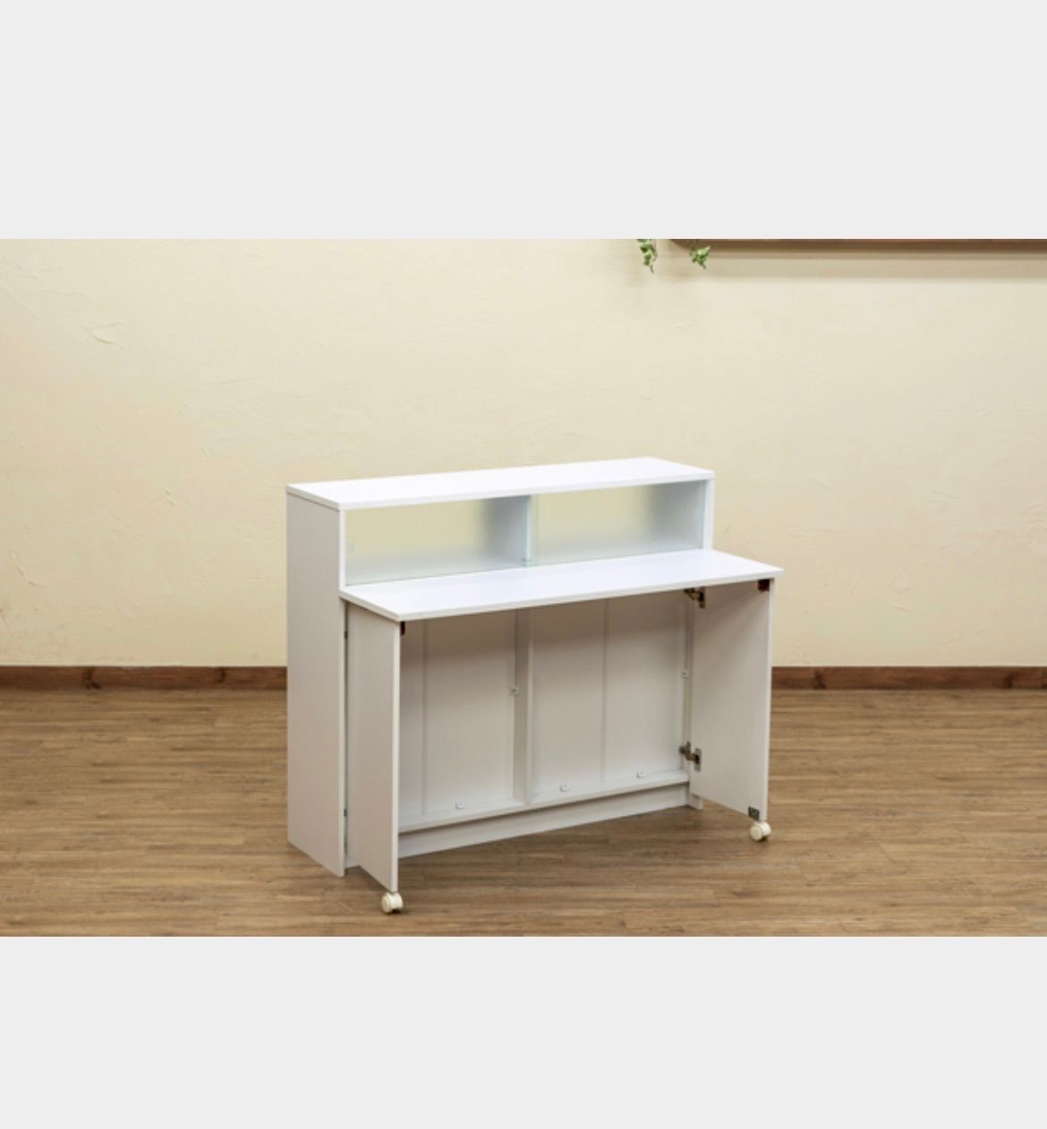 キッチンカウンターテーブル 110幅 WAL/WH