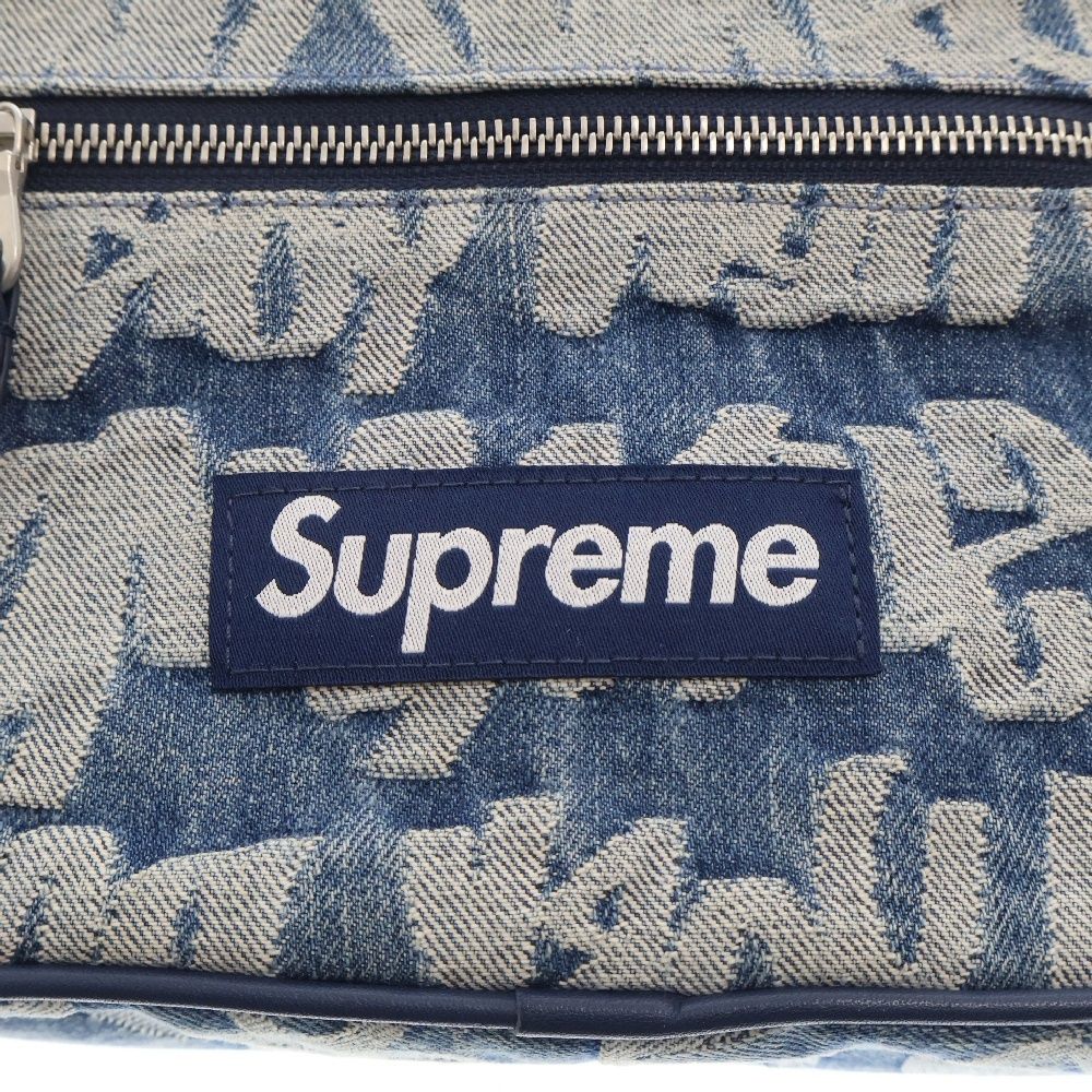 SUPREME (シュプリーム) 22SS Fat Tip Jacquard Denim Waist Bag