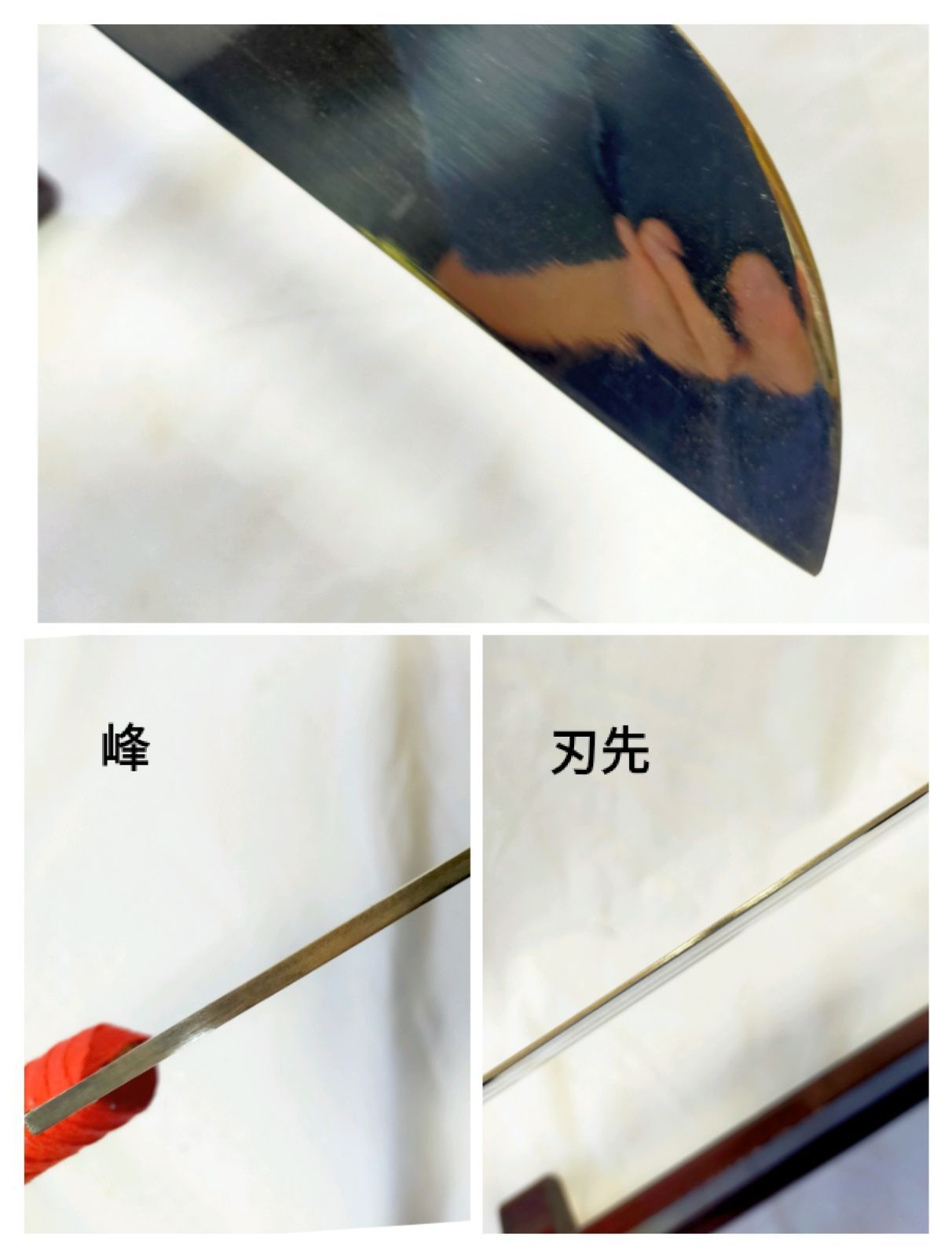 素環頭大刀 赤 幅広白銅刀身 上古刀シリーズ② 模造刀 中国剣