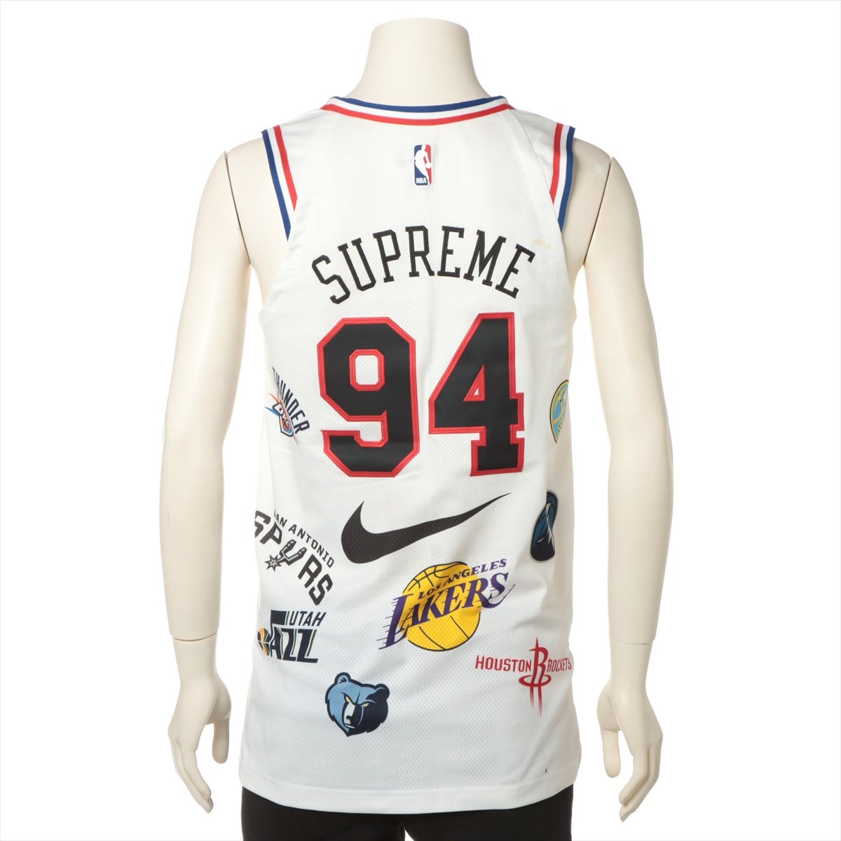 シュプリーム ナイキ コラボ 18SS NBA Teams Authentic Jersey タンクトップ バスケット AQ4228-100 Sサイズ  メンズ ENT 1016-E102【中古】 - メルカリ