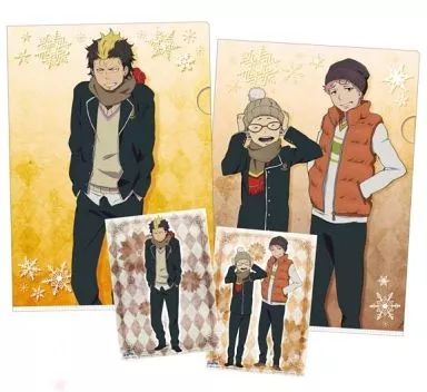 中古】クリアファイル 勝呂竜士＆志摩廉造＆三輪子猫丸 クリアファイル