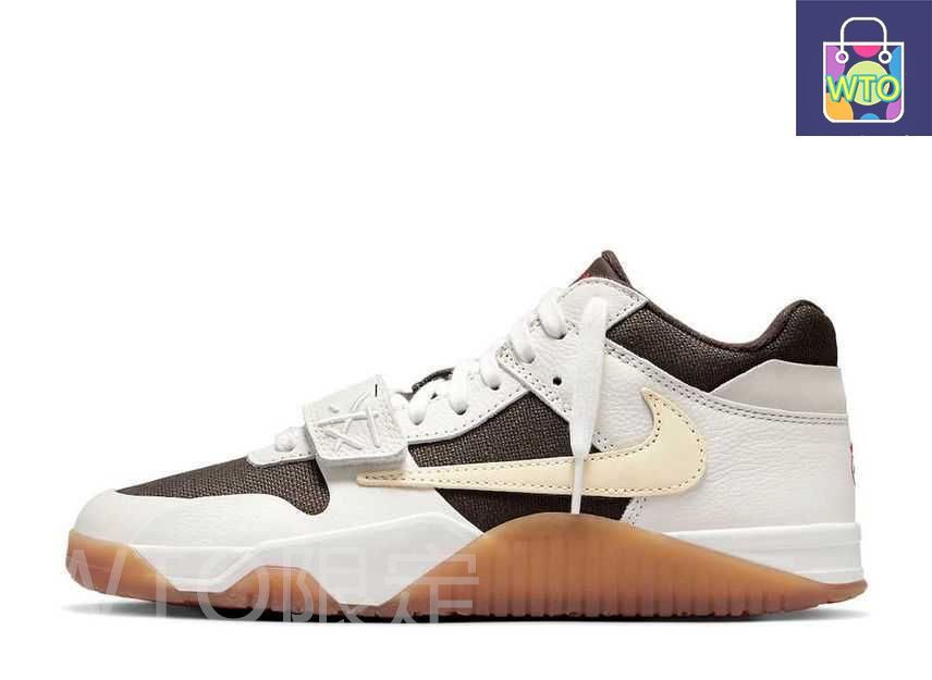 NIKE トラヴィススコット　エアジョーダン　ダークモカ　訳あり トラヴィススコット × ナイキ ジョーダン ジャンプマンジャック