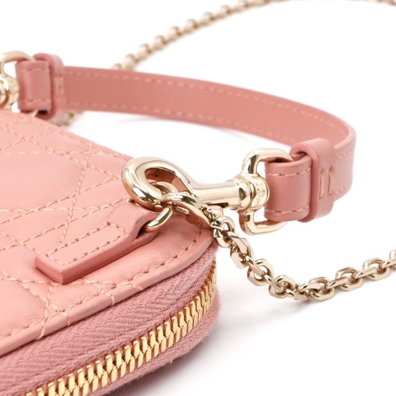Christian Dior レディディオール ショルダー ストラップ ピンク