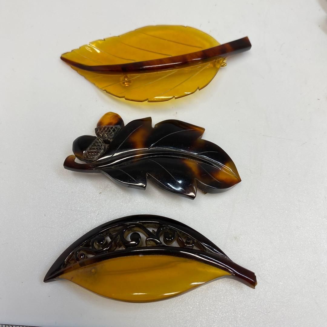 本鼈甲 帯留 ブローチ 54g 東さ6-0515ア⑯