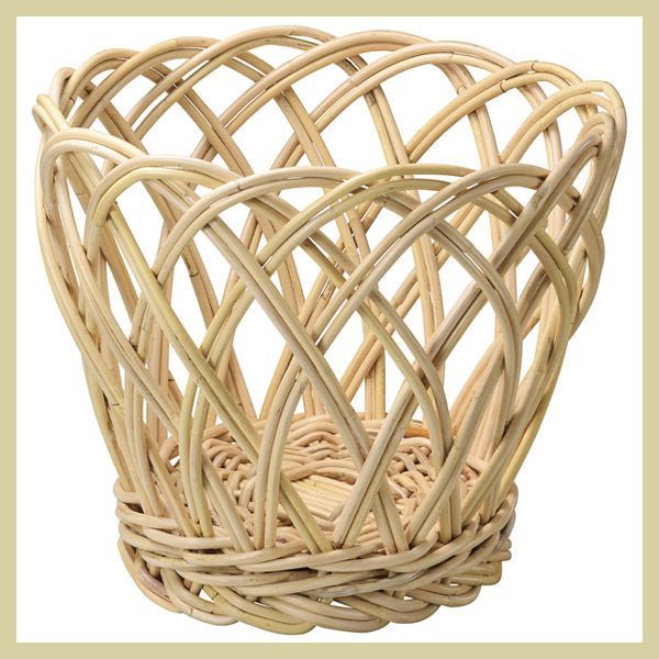 ラタン 丸タイプの脱衣かご 42×36cm アジアン バスケット 業務用 ケース 籐 まとめ買い セット割引 銭湯 温泉 旅館 ホテル スパ 洗濯 ランドリー ロッカー お風呂 バス 定番 シンプル 天然素材 ナチュラル リーズナブル