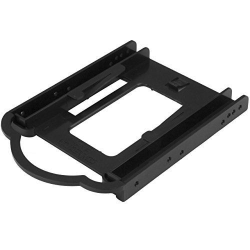 StarTech.com SSD/HDDマウンタ／5個入り／3.5インチベイ用／1x 2.5インチSSDまたはHDD／工具不要／IDE、SAS、SATA、U.2対応／ハードディスク 変換マウントブラケット アダプター／ドライブベイ 簡単着脱