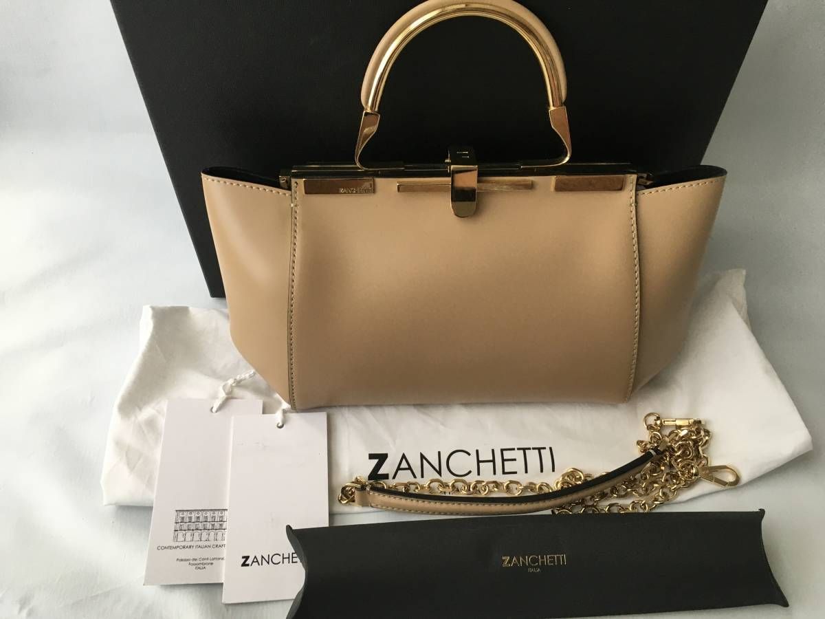 極美品 ザンチェッティ ZANCHETTI 3WAY ショルダー バッグ - メルカリ