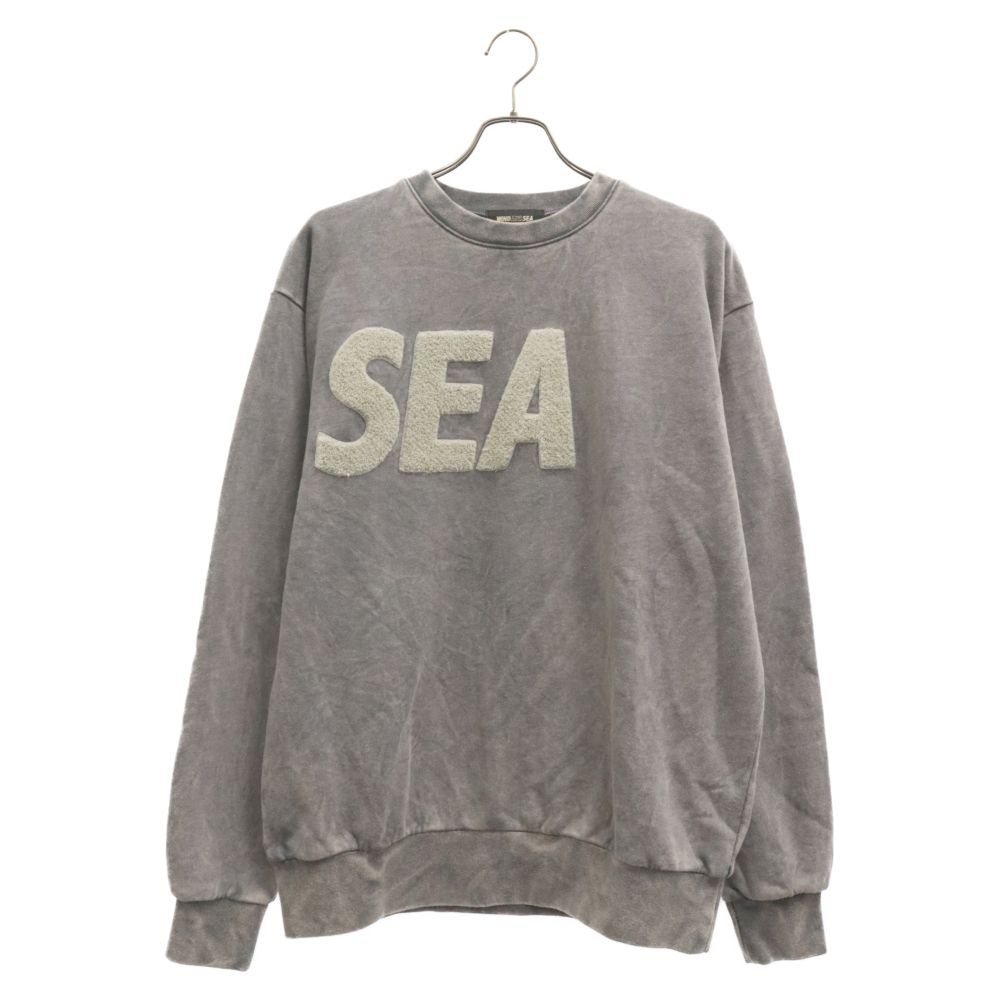 WIND AND SEA (ウィンダンシー) SEA CHENILLE EMB SULFUR CREW NECK 