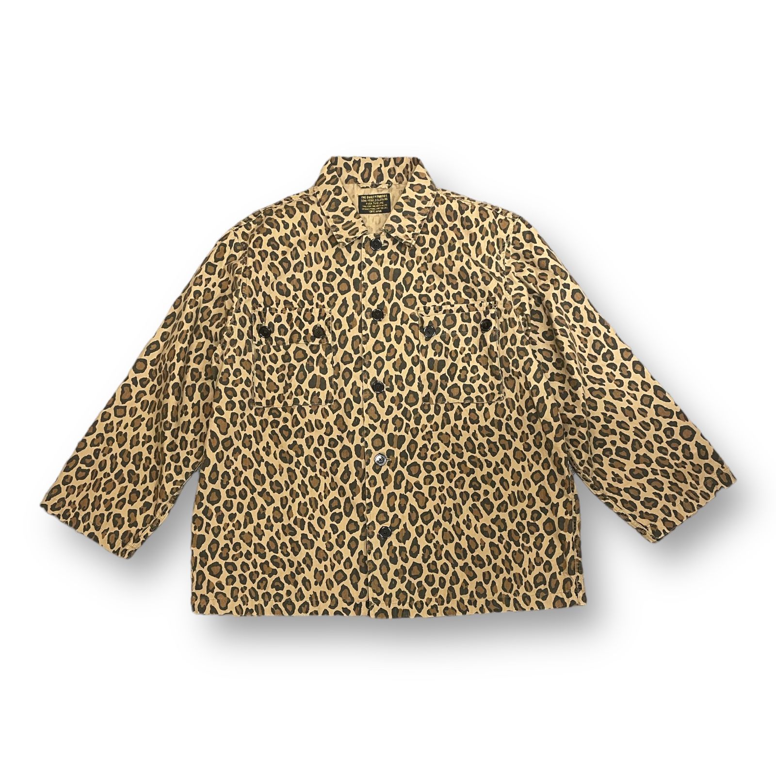 定価38500円 WACKO MARIA 22AW LEOPARD FATIGUE JACKET 22FWE-WMO-ML03 ...