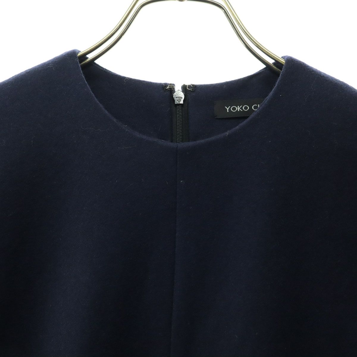 美品 YOKO CHAN ヨーコチャン ウールブレンド ノースリーブ