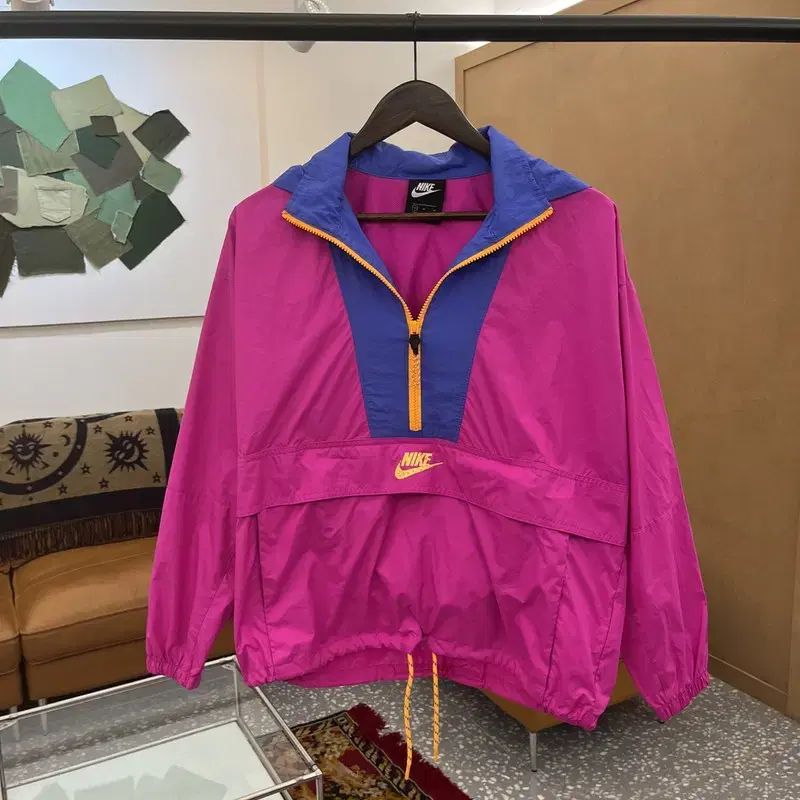 NIKE ナイキ スクール アノラック オーバーサイズ ハーフジップ ウィンドブレーカー 105 C05403