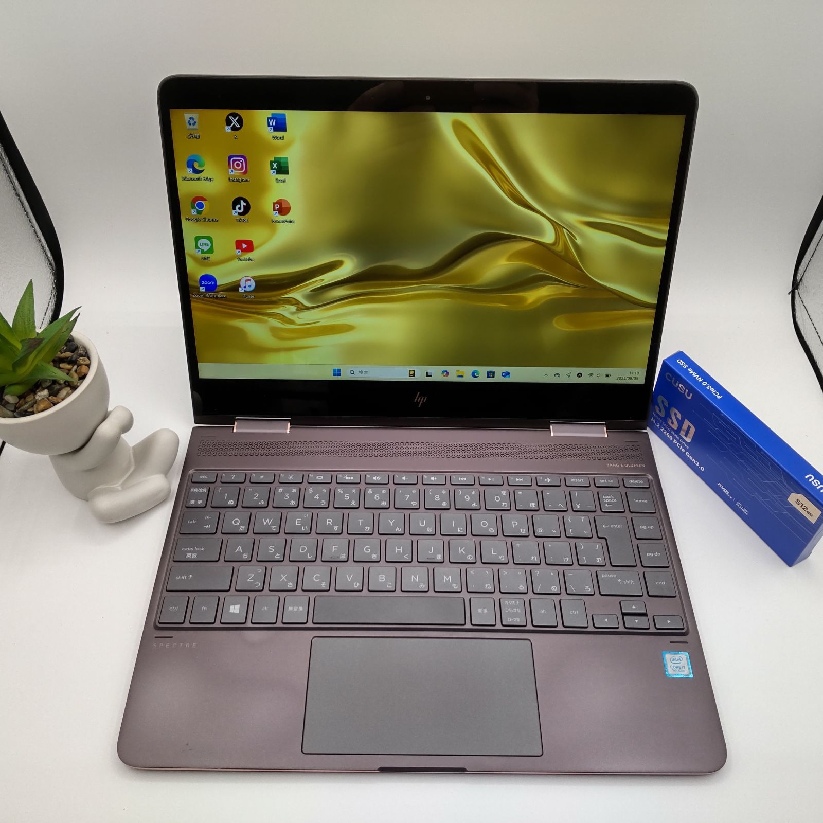 最高性能・極上の一品】HP・Spectre X360☆アッシュブラック☆7世代