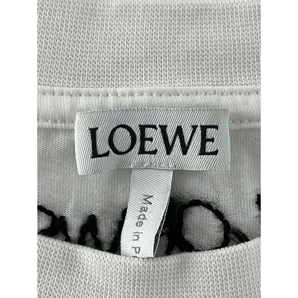 LOEWE ロエベ S35933XCD ホワイト ワーズTシャツ XS - メルカリ 