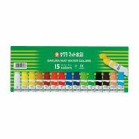 サクラクレパス マット水彩 MW15PE 1セット