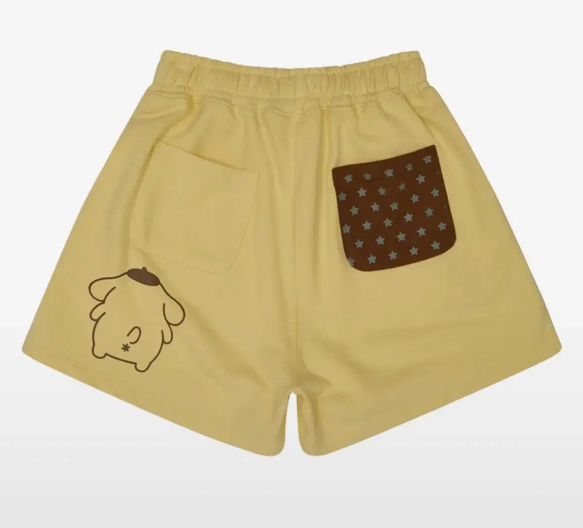 YK ポムポムプリン バンディング ショートパンツ 黄色