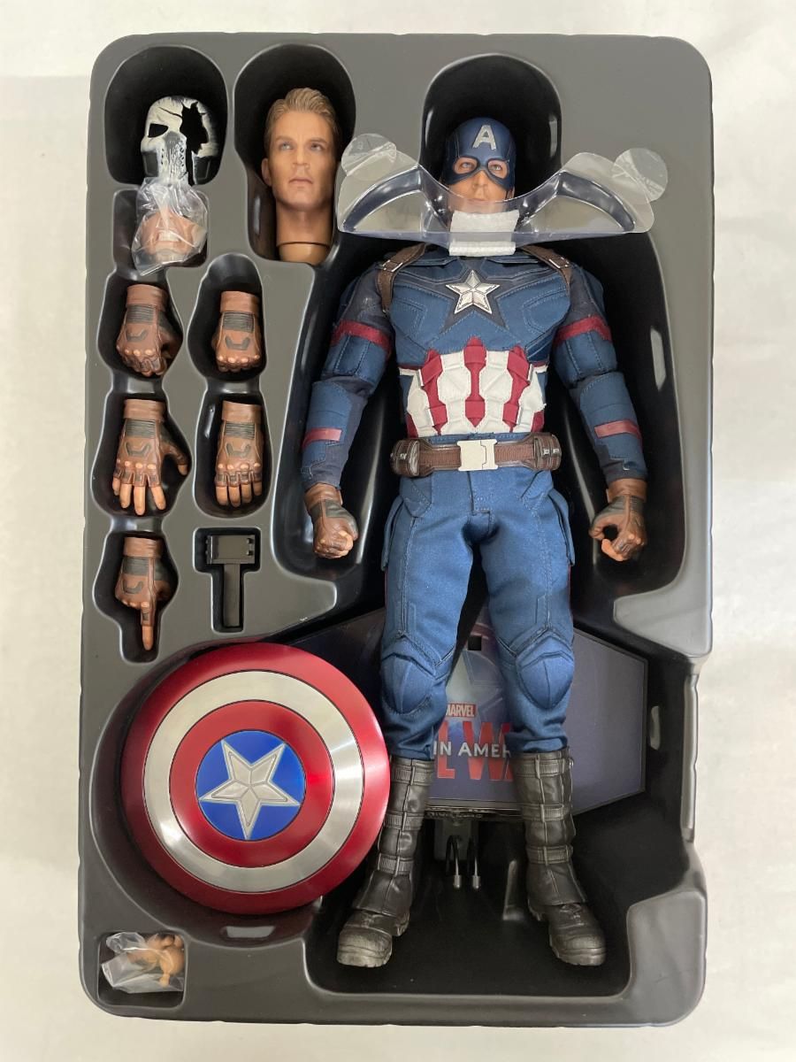 キャプテン・アメリカ 2024 1/6スケール 塗装済み可動フィギュア